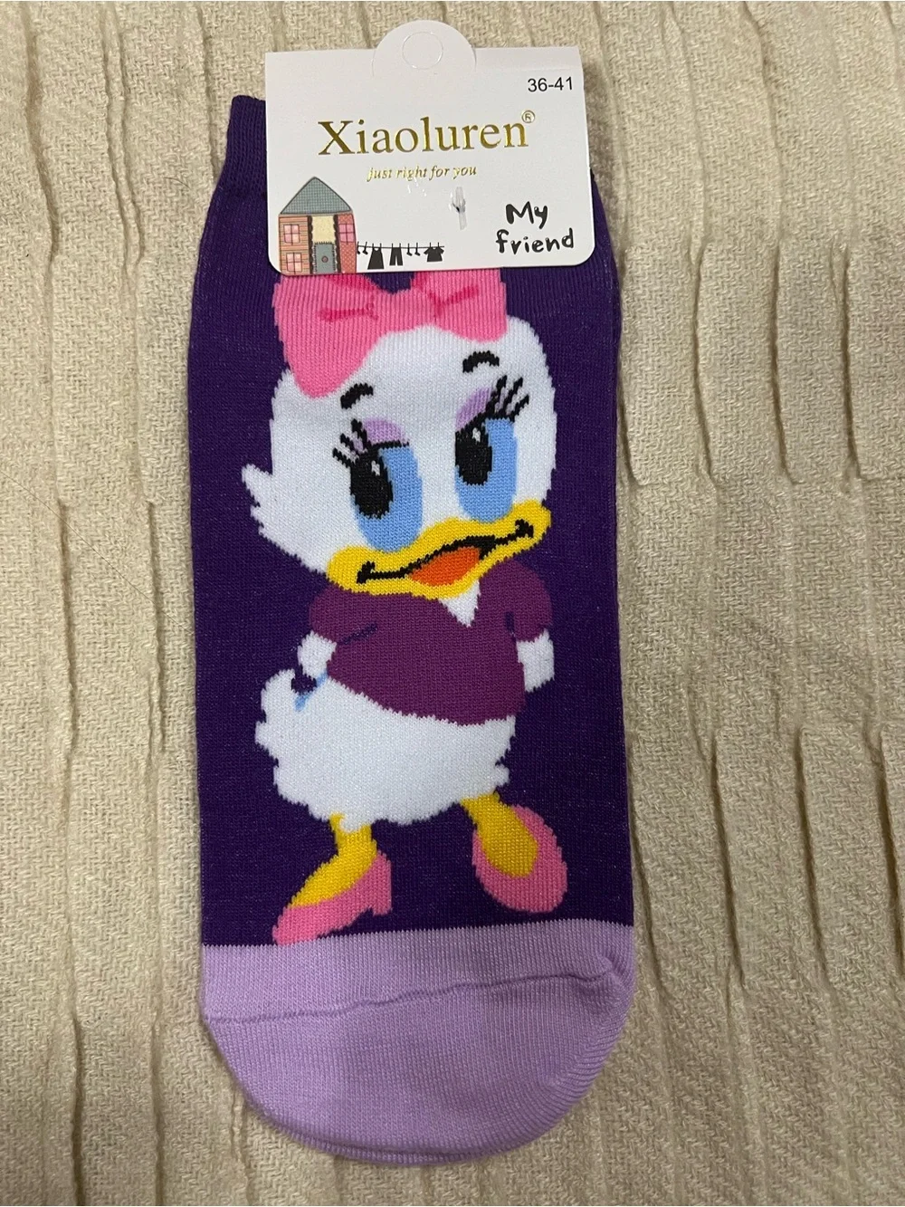 Cartoon Character Socks Minnie and Daisy Inspired Fashion Socks Bundle NWT